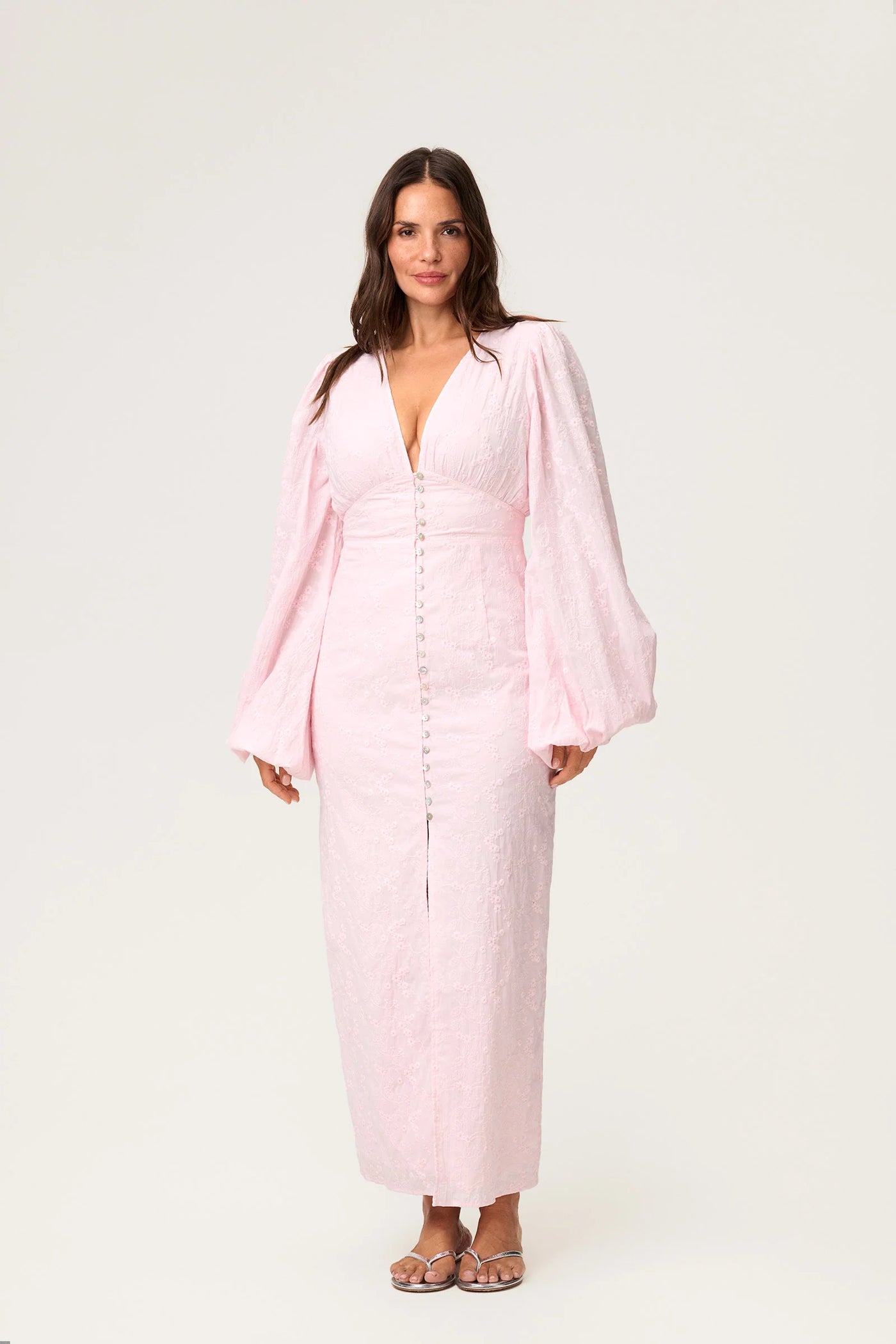 Isla Maxi Dress – Pastel Yellow
