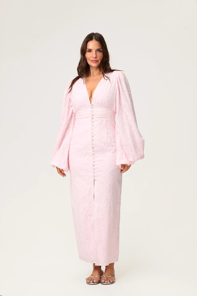 Isla Maxi Dress – Pastel Yellow