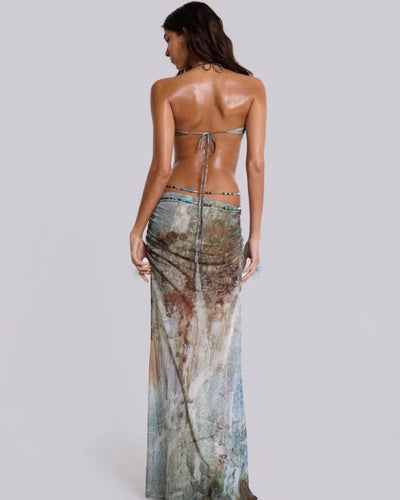 Jaslene Green Dress