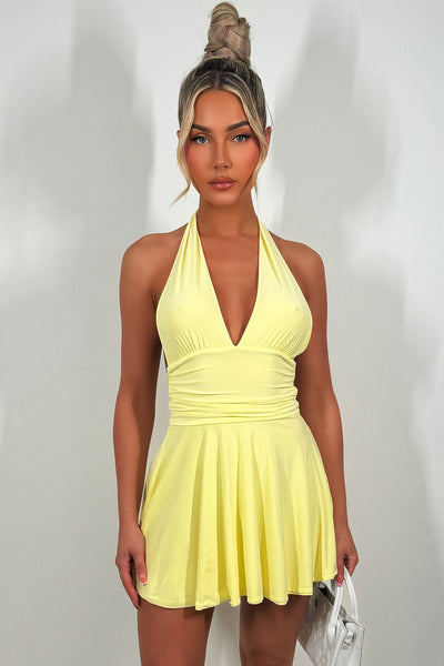 Halter Neck Mini Dress