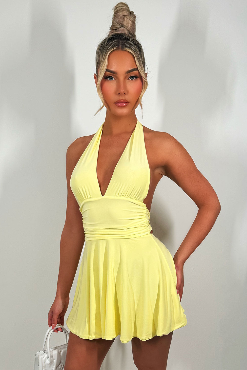 Halter Neck Mini Dress