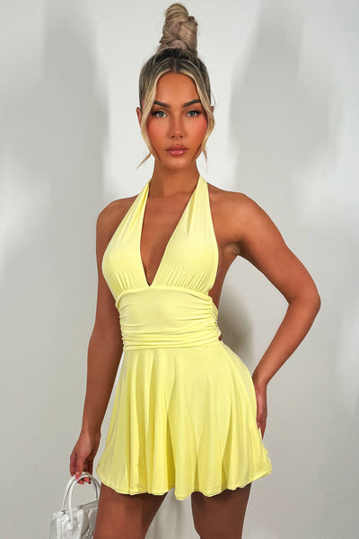 Halter Neck Mini Dress